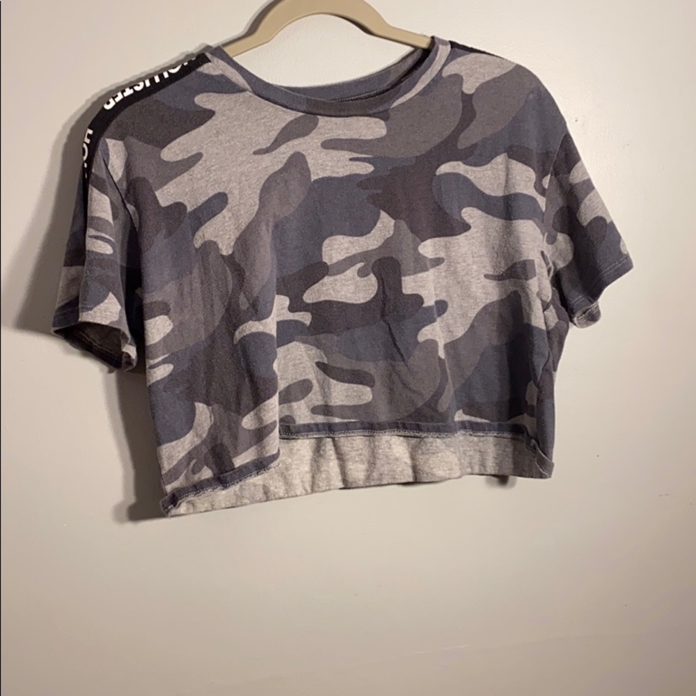 Camo Hollister Crop Top